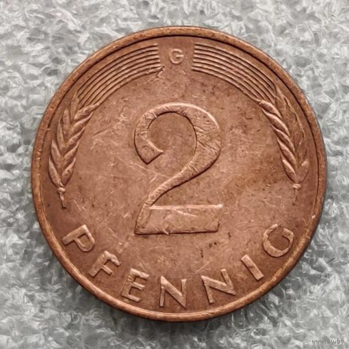 Германия 2 пфеннига 1992 г.