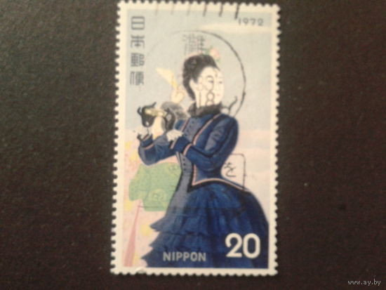 Япония 1972 неделя филателии, живопись