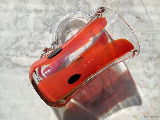 Ваза с ручкой 18см