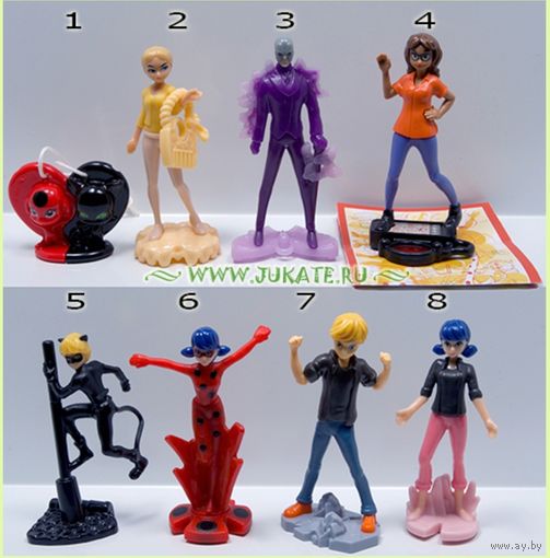 Игрушки из серии "Леди Баг" (киндер)