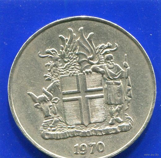 Исландия 10 крон 1970