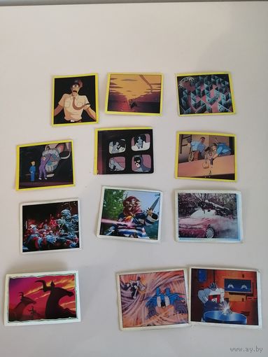 Наклейки Panini ассорти 12 штук лотом