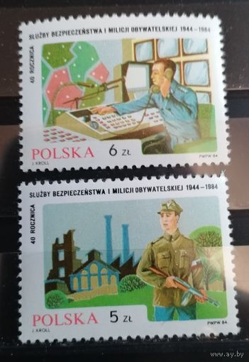 Польша 1984 гражданская милиция