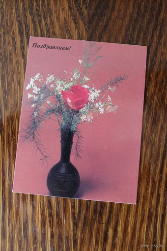 Поздравляем! Фото Е. Савалова. Чистая, мини. 1986 г.