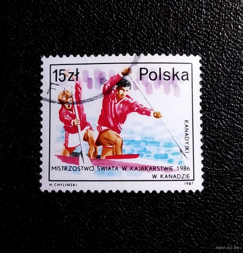 Марка Польша 1987 год Чемпионат мира