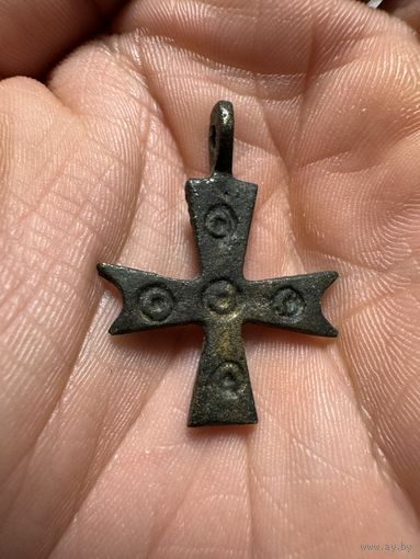 Крестик нательный византийский старинный