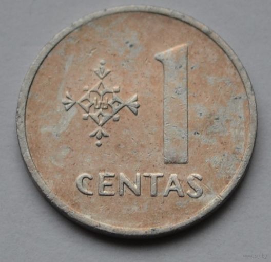 Литва, 1 цент 1991 г.