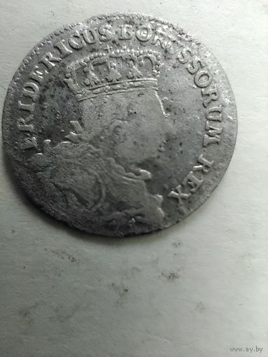 6 грошей 1757 г. Пруссия.