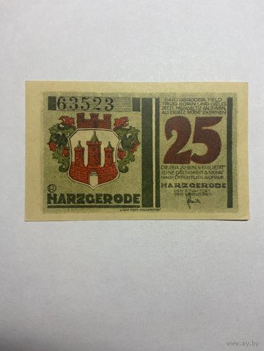 25 пфеннингов (нотгельды) г. Германия.-1012