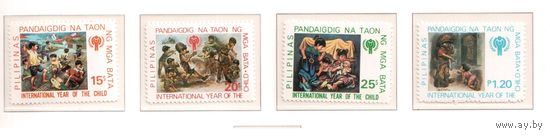 Филиппины-1979,(Мих.1315-1318) ** ,  Год ребенка,