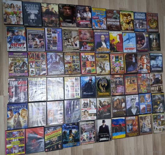 Диски с фильмами 60 штук