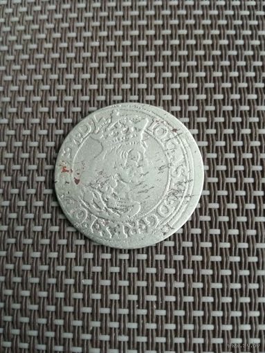 6 грошей 1663 год АТ