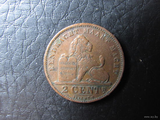 Бельгия. 2 цента.1905. С 20 копеек. Распродажа коллекции. Смотрите другие лоты.