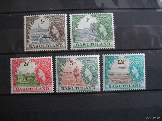 Брит. колония Басутоленд. 1953 г. в центах, металлография. см. условие.