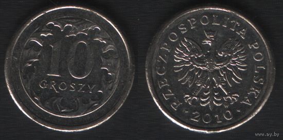 Польша y279 10 грош 2010 год (mw) (_alb2