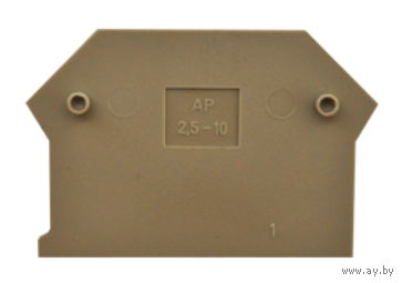 Крышка боковая АР 2,5-10 BG для клемм RK и SRK бежевая Conta-clip 2001.2, Германия