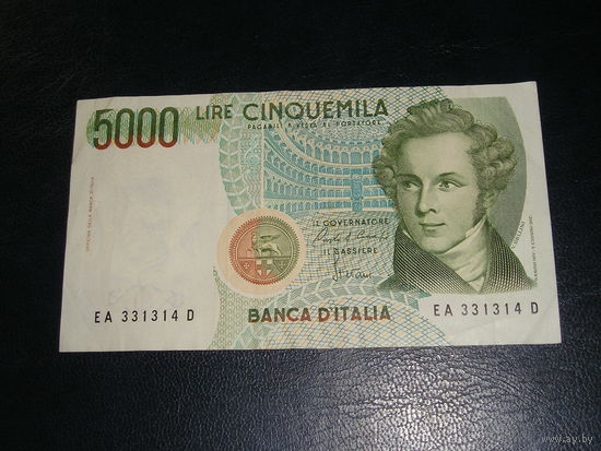 Италия 5000 Лир 1985