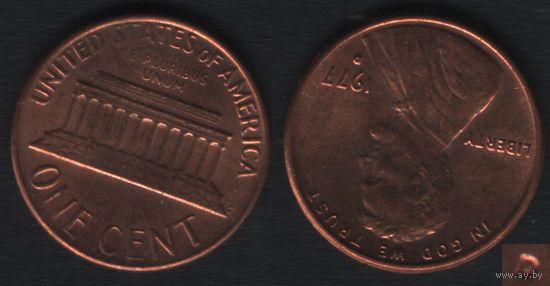 США km201 1 цент 1977 год (D) (a ТОРГ ЛЮБОЙ