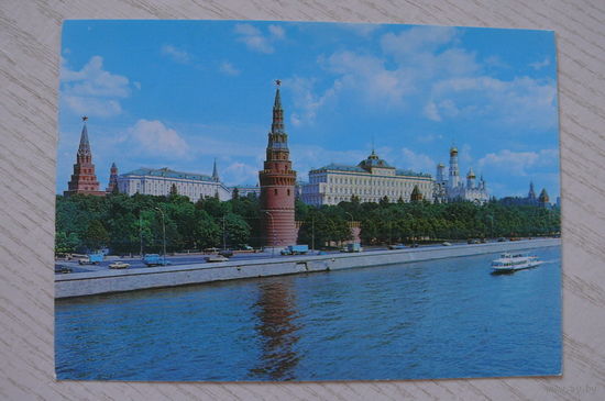 Москва. Кремль; чистая, рекламная открытка, Аэрофлот.