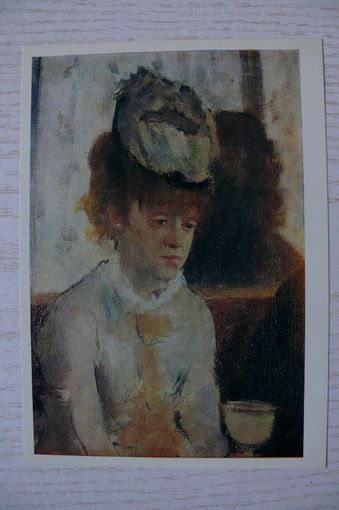 Эдгар Дега, Абсент (деталь); 1972, чистая.