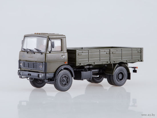 ТОРГИ!!!МАЗ-5337 бортовой (ранняя кабина, хаки), 1987 г. /металл. рама, откидывающаяся кабина/