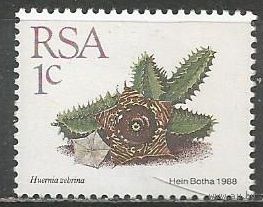 ЮАР. Растение. Гуэрния. 1988г. Mi#743.