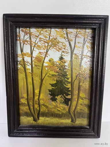 Пейзаж Рыбальченко масло двп