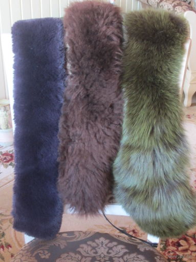 Воротники опушки женские натуральные