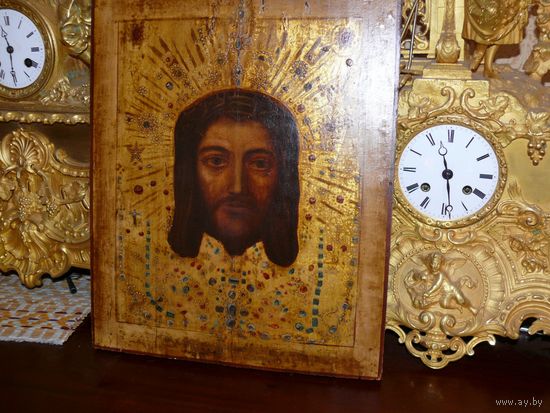 Икона Спас Нерукотворный. 19 век. Редкость.