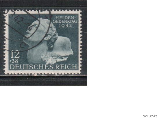 Германия-1942,(Мих.812)  гаш.  , Война (одиночка)