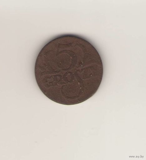 5 грошей 1923 Польша. Возможен обмен