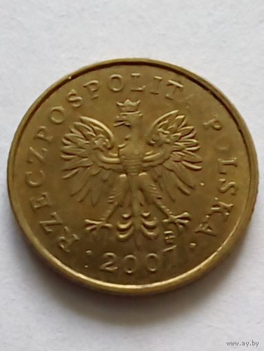 Польша 1 грош 2007 г.(1)
