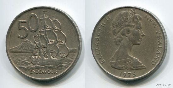 Новая Зеландия. 50 центов (1975)