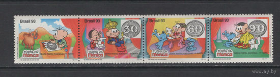 Детская филателия Бразилия 1993** сцепка