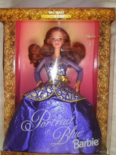 Кукла Барби: Portrait in Blue фирмы Mattel, 1997 г, коллекционный выпуск.