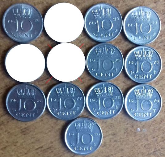 Нидерланды 10 центов
