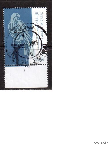ОАЭ-2011, (Мих. 1076)  гаш. ,  Фауна, Птицы, Орлы