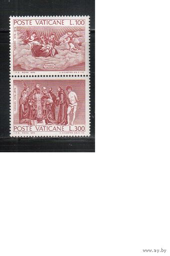 Ватикан-1976,(Мих.678-679)  ** , Религия, Живопись, Тициан (полная серия)