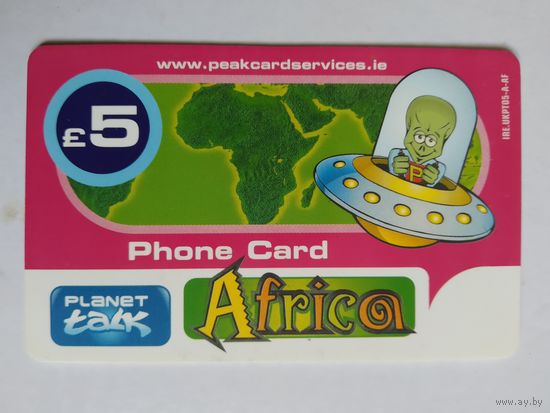 Телефонная карта. Англия