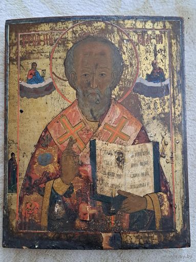 Икона Николай Чудотворец. Ветка.