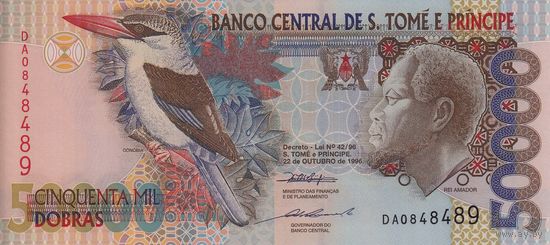 Сан-Томе и Принсипи 50000 добра 1996 (UNC)