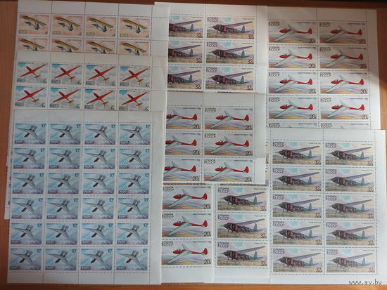 СССР 1982  История советского планеризма (х25 шт.)
