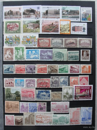 Продажа коллекции с 1 рубля! Культура и искусство на почтовых марках мира.