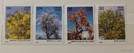 РАСПРОДАЖА КОЛЛЕКЦИИ. Индия, марки "флора"
