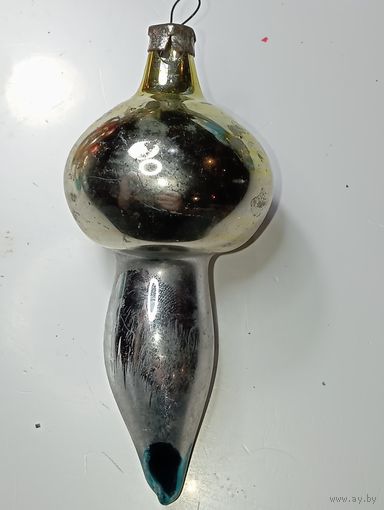 Ёлочная игрушка - Гриб , СССР .