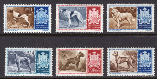 Сан Марино 1956 ** Породы собак Фауна