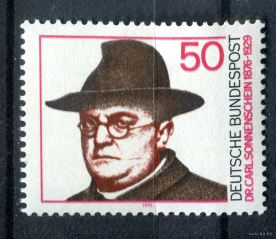 Германия (ФРГ) - 1976г. - Карл Сонненшайн - полная серия, MNH [Mi 892] - 1 марка