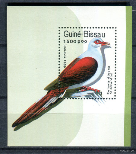 Гвинея-Бисау - 1989г. - Птицы - 1 блок - полная серия, MNH [Mi bl. 275]. #O-Bl-Z-2-2
