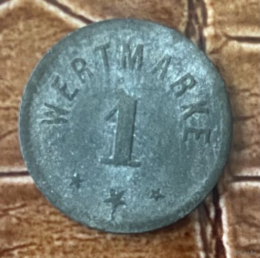 Монета 1 пфенниг 1917 год. Берлин. Веймарская республика.