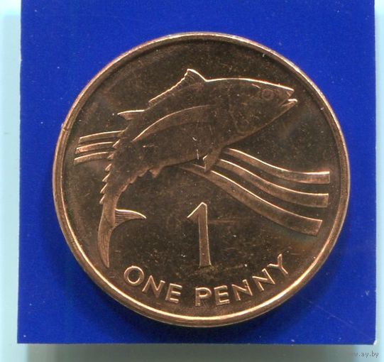 Острова Святой Елены и Вознесения 1 пенни 1997 UNC